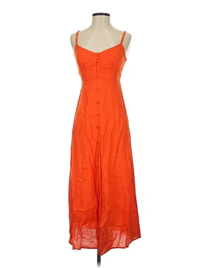 Pre-owned Monteau Casual Dress In Orange