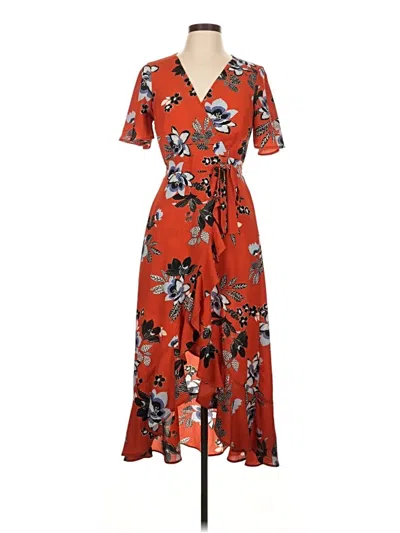 Pre-owned Monteau Casual Dress In Orange