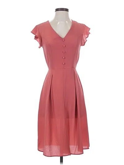 Pre-owned Monteau Casual Dress In Pink