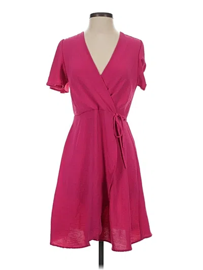 Pre-owned Monteau Casual Dress In Pink