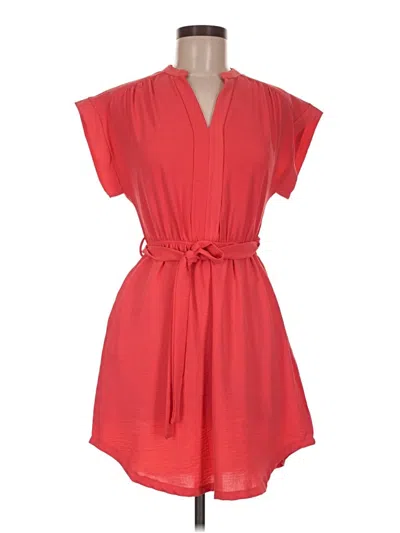 Pre-owned Monteau Casual Dress In Pink