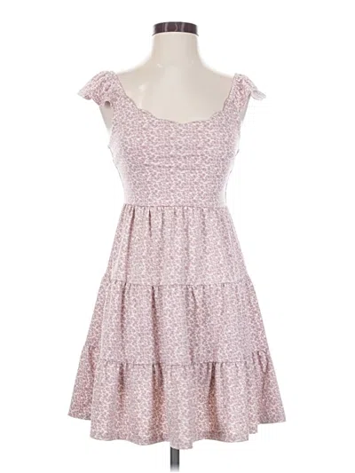 Pre-owned Monteau Casual Dress In Pink