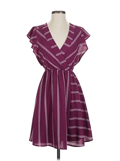 Pre-owned Monteau Casual Dress In Purple