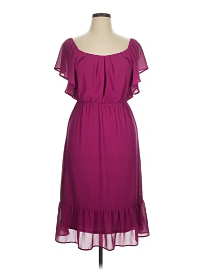 Pre-owned Monteau Casual Dress In Purple