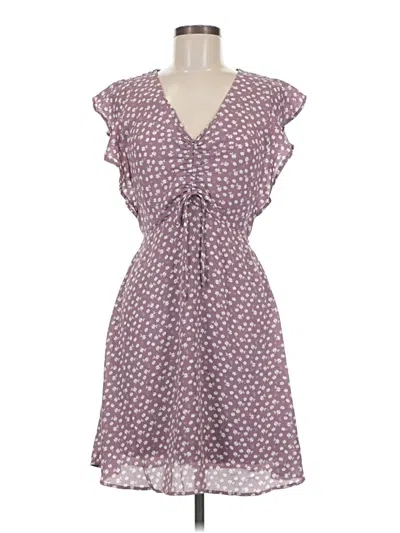 Pre-owned Monteau Casual Dress In Purple