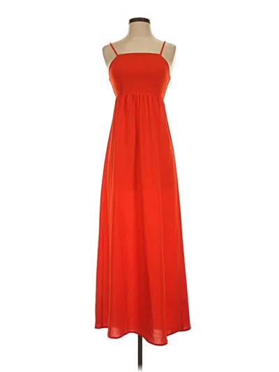 Pre-owned Monteau Casual Dress In Red