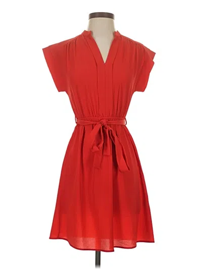 Pre-owned Monteau Casual Dress In Red