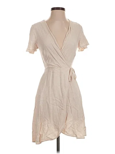 Pre-owned Monteau Casual Dress In Tan