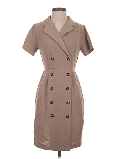 Pre-owned Monteau Casual Dress In Tan