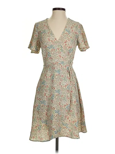 Pre-owned Monteau Casual Dress In Tan