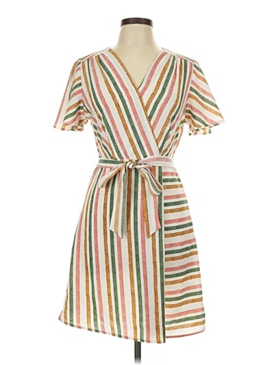 Pre-owned Monteau Casual Dress In Tan