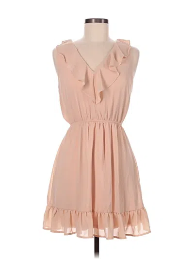 Pre-owned Monteau Casual Dress In Tan