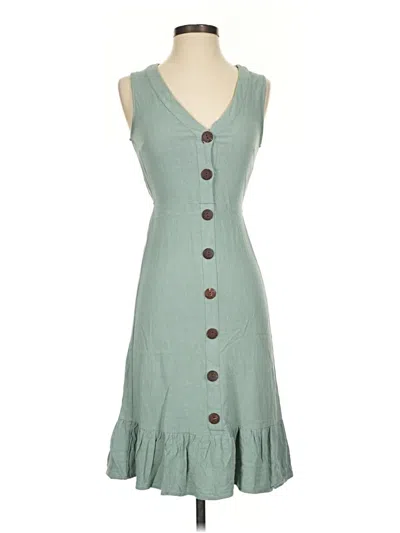 Pre-owned Monteau Casual Dress In Teal
