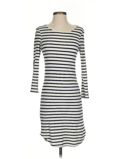 Pre-owned Monteau Casual Dress In White