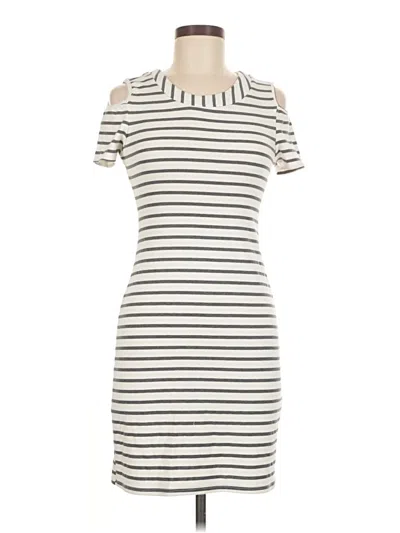 Pre-owned Monteau Casual Dress In White