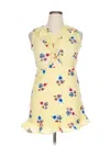 Monteau Casual Dress In Yellow