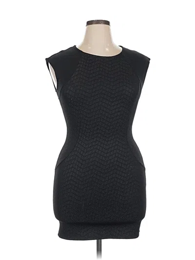 Pre-owned Monteau Cocktail Dress In Black