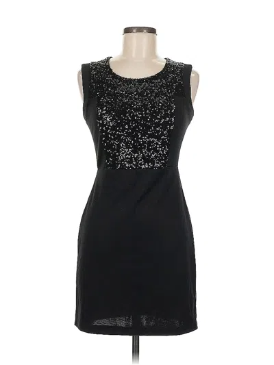 Pre-owned Monteau Cocktail Dress In Black