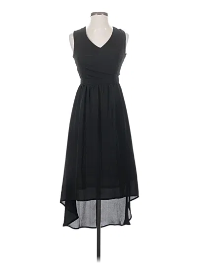 Pre-owned Monteau Cocktail Dress In Black