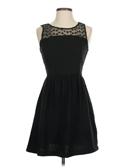 Pre-owned Monteau Cocktail Dress In Black