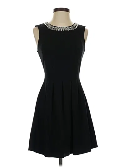 Pre-owned Monteau Cocktail Dress In Black