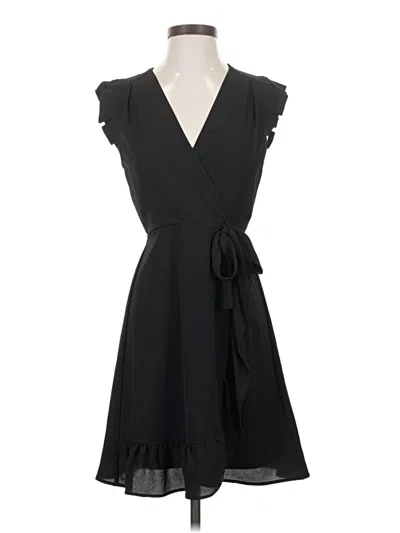 Pre-owned Monteau Cocktail Dress In Black