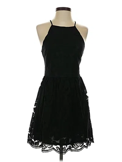 Pre-owned Monteau Cocktail Dress In Black