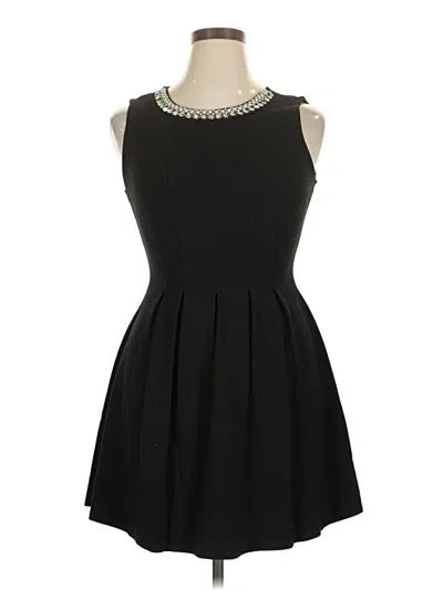 Pre-owned Monteau Cocktail Dress In Black