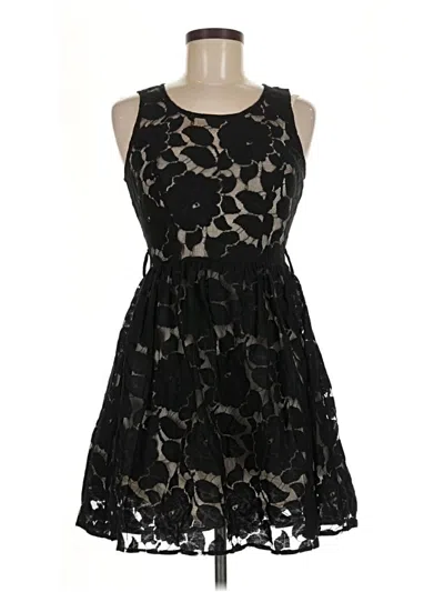 Pre-owned Monteau Cocktail Dress In Black