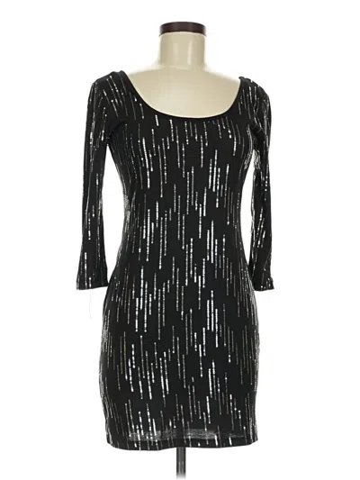 Pre-owned Monteau Cocktail Dress In Black