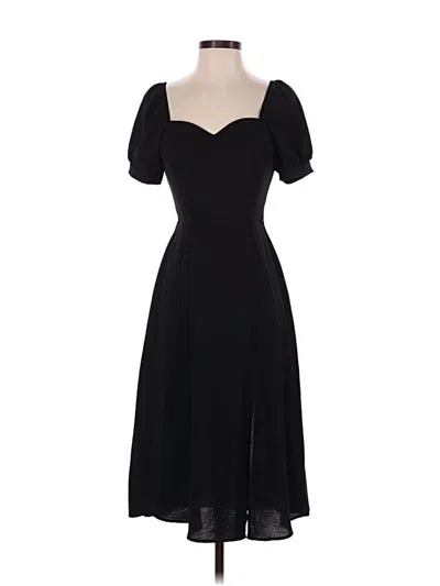 Pre-owned Monteau Cocktail Dress In Black