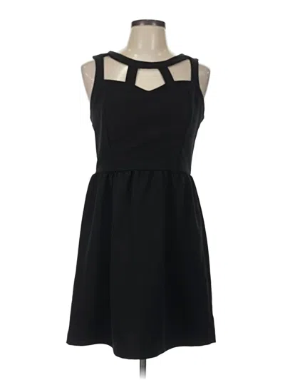 Pre-owned Monteau Cocktail Dress In Black