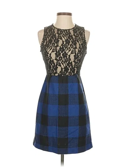 Pre-owned Monteau Cocktail Dress In Blue