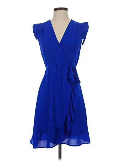 Pre-owned Monteau Cocktail Dress In Blue