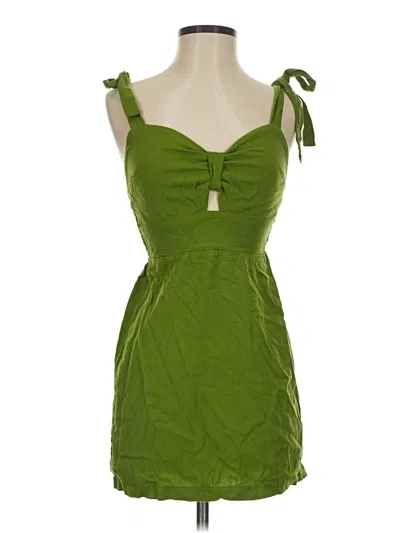 Pre-owned Monteau Cocktail Dress In Green