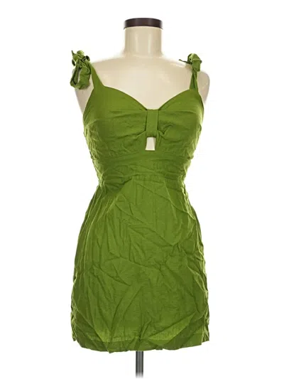 Pre-owned Monteau Cocktail Dress In Green