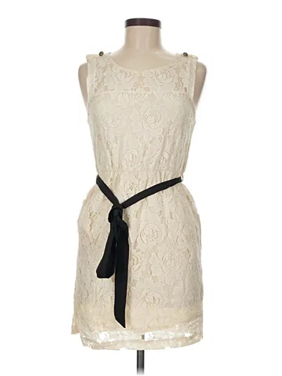 Pre-owned Monteau Cocktail Dress In Ivory