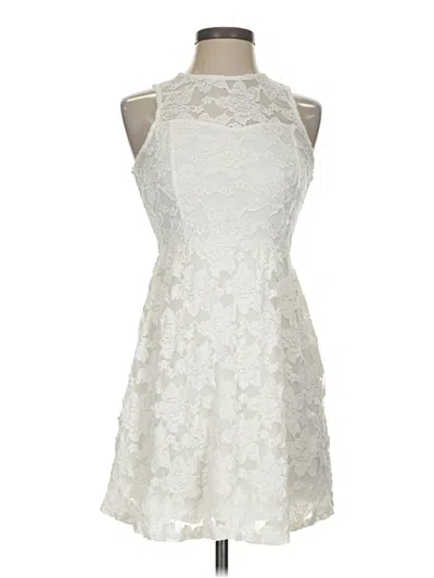 Pre-owned Monteau Cocktail Dress In Ivory