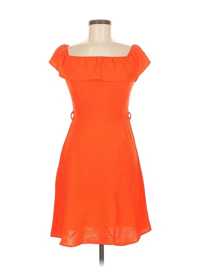 Pre-owned Monteau Cocktail Dress In Orange