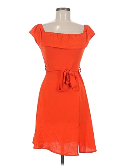 Pre-owned Monteau Cocktail Dress In Orange
