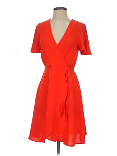 Pre-owned Monteau Cocktail Dress In Orange