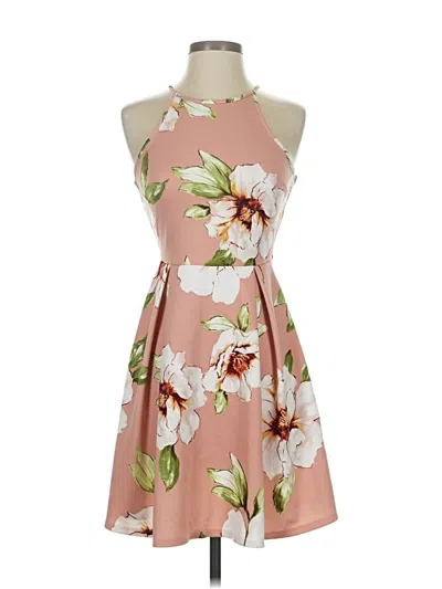 Pre-owned Monteau Cocktail Dress In Pink