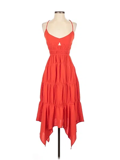 Pre-owned Monteau Cocktail Dress In Red