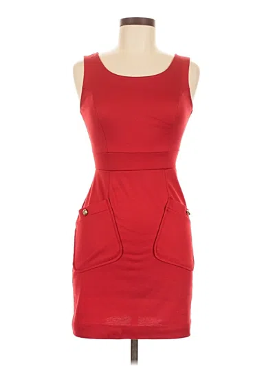 Pre-owned Monteau Cocktail Dress In Red