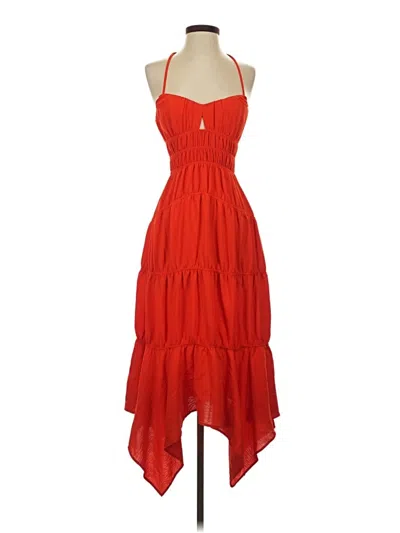Pre-owned Monteau Cocktail Dress In Red