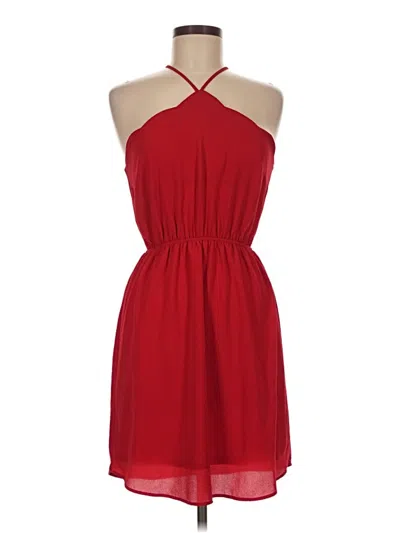 Pre-owned Monteau Cocktail Dress In Red