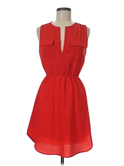 Pre-owned Monteau Cocktail Dress In Red