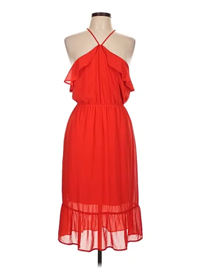Monteau Cocktail Dress In Red