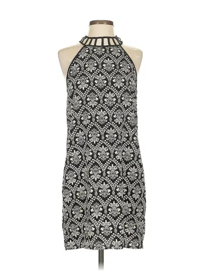 Pre-owned Monteau Cocktail Dress In Silver