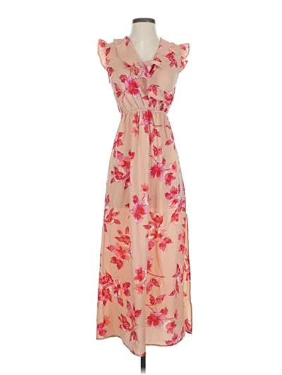 Pre-owned Monteau Cocktail Dress In Tan